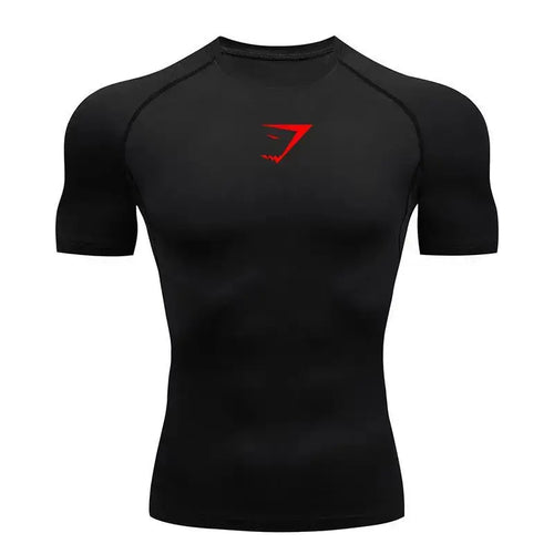 Men's fitness clothes, short sleeved tight fitting clothes, running sports tops, base shirts, casual short sleeved T-shirts bubbles jewelry and loan