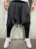 Mens Clothing 2025 Men's New Hip-hop Trend Trousers European American Loose Solid Color Feet Street Sports Casual Harem Pants bubbles jewelry and loan